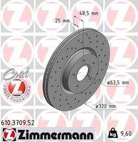 ZIMMERMANN 610370952 Bremsscheibe