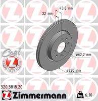 ZIMMERMANN 320381820 Bremsscheibe