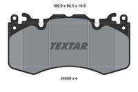 TEXTAR 2465901 Bremsbelagsatz, Scheibenbremse