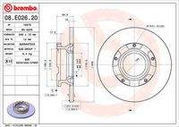 BREMBO 08E02620 Bremsscheibe