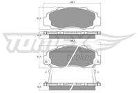 TOMEX Brakes TX1137 Bremsbelagsatz, Scheibenbremse