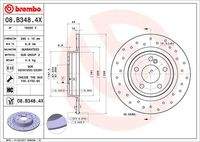 BREMBO 08B3484X Bremsscheibe