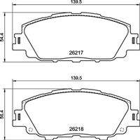 BREMBO P83175 Bremsbelagsatz, Scheibenbremse