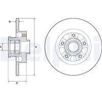 DELPHI BG9190RSC Bremsscheibe