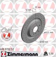 ZIMMERMANN 610373252 Bremsscheibe