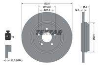 TEXTAR 92103303 Bremsscheibe