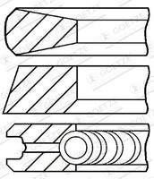 GOETZE ENGINE 0813530000 Kolbenringsatz