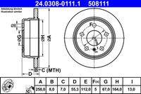 ATE 24030801111 Bremsscheibe