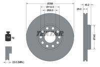 TEXTAR 92121005 Bremsscheibe