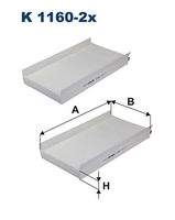 FILTRON K11602X Filter, Innenraumluft