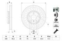 BOSCH 0986479E18 Bremsscheibe