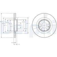 DELPHI BG9104 Bremsscheibe