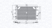 MAGNETI MARELLI 350203914000 Kondensator, Klimaanlage