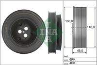 Schaeffler INA 544013110 Riemenscheibe, Kurbelwelle