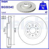 DELPHI BG5034C Bremsscheibe
