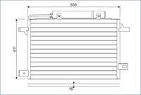 VALEO 814249 Kondensator, Klimaanlage