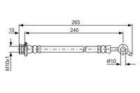 BOSCH 1987481571 Bremsschlauch