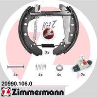 ZIMMERMANN 209901060 Bremsbackensatz