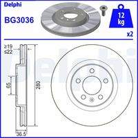 DELPHI BG3036 Bremsscheibe