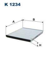 FILTRON K1234 Filter, Innenraumluft