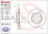 BREMBO 09A29611 Bremsscheibe