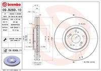 BREMBO 09B26911 Bremsscheibe