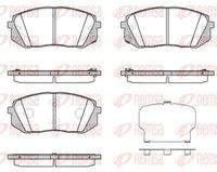 REMSA 130243 Bremsbelagsatz, Scheibenbremse