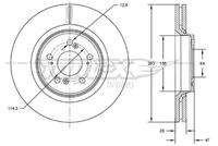 TOMEX Brakes TX7307 Bremsscheibe