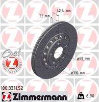ZIMMERMANN 100331152 Bremsscheibe