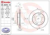 BREMBO 09854610 Bremsscheibe