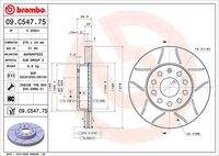 BREMBO 09C54775 Bremsscheibe