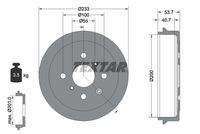 TEXTAR 94026500 Bremstrommel