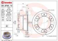 BREMBO 09976310 Bremsscheibe