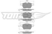 TOMEX Brakes TX1357 Bremsbelagsatz, Scheibenbremse