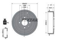 TEXTAR 94019900 Bremstrommel