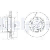 DELPHI BG3845C Bremsscheibe