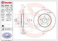 BREMBO 08973411 Bremsscheibe