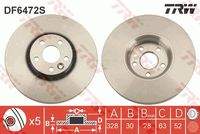 TRW DF6472S Bremsscheibe