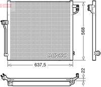 DENSO DCN17058 Kondensator, Klimaanlage