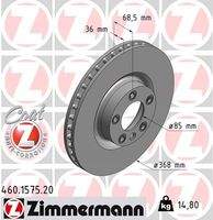 ZIMMERMANN 460157520 Bremsscheibe