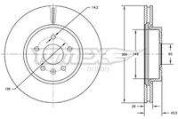 TOMEX Brakes TX7317 Bremsscheibe