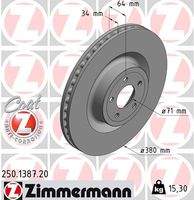 ZIMMERMANN 250138720 Bremsscheibe