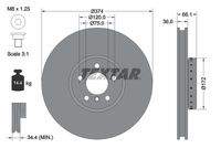 TEXTAR 92266225 Bremsscheibe