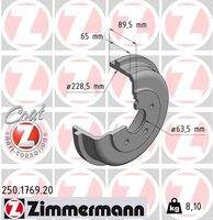 ZIMMERMANN 250176920 Bremstrommel