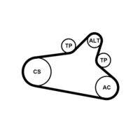 CONTINENTAL CTAM 6PK1020EXTRAK1 Keilrippenriemensatz