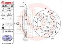 BREMBO 09B84241 Bremsscheibe