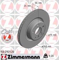 ZIMMERMANN 150292120 Bremsscheibe