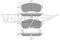 TOMEX Brakes TX1565 Bremsbelagsatz, Scheibenbremse