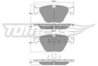 TOMEX Brakes TX1735 Bremsbelagsatz, Scheibenbremse