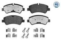 MEYLE 0252560418/PD Bremsbelagsatz, Scheibenbremse